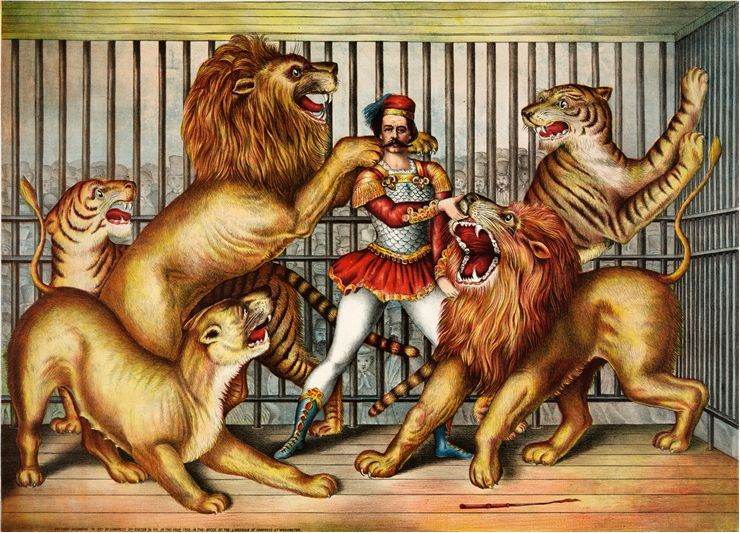 Picture Of Circus Lion Tamer