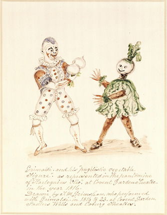 Picture Of Grimaldi And Vegetable The Christmas Pantomime