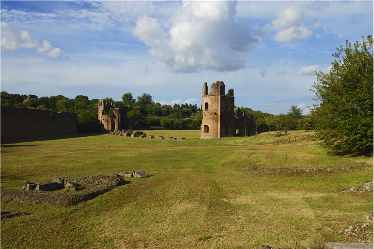 Picture Of Ruins Of The Circus Of Maxentius