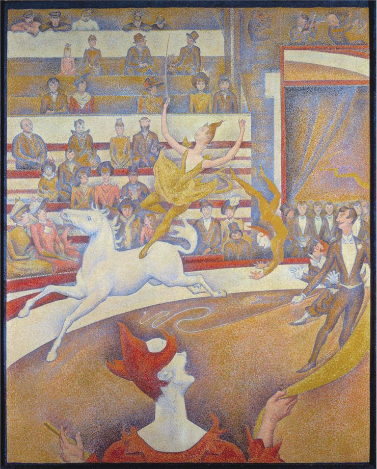 Picture Of The Circus By Georges Seurat 1891